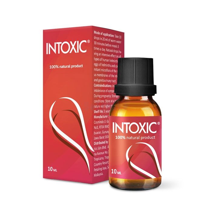 Intoxic ⏤ წვეთები პარაზიტებისგან